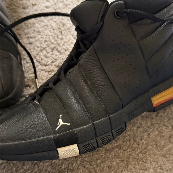 Air Jordan Jumpman Team Elite Black Shoes - fair condition Size 13 - Picture 5 of 5